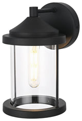 Home Living 6" Outdoor Wall Sconce, Black