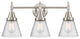 INNOVATIONS LIGHTING 447-3W-SN-G64-LED Caden 3 Light 26 inch Bath Vanity Light