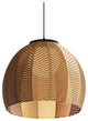 Amicus 16" Pendant, Brushed Rose Gold/Dark Stained Walnut, 3500k Led