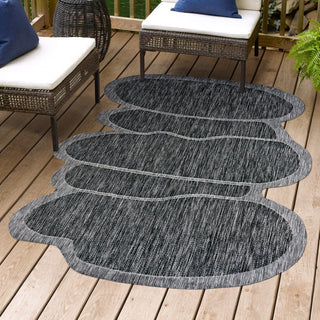 Jasper Modern Rustic Abstract Indoor/Outdoor Shaped Area Rug