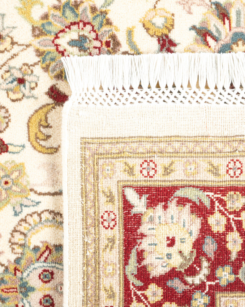 Mogul, One-of-a-Kind Hand-Knotted Area Rug Ivory, 4' 1" x 6' 7"