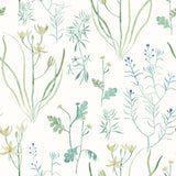 Blue Alpine Botanical Peel & Stick Wallpaper