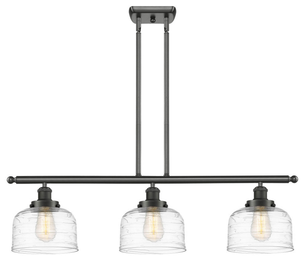 Innovations 916-3I-OB-G713-LED 3-Light Island Light, Oil Rubbed Bronze