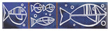 Captain Aquatico Deep Blue Ceramic Wall Trim