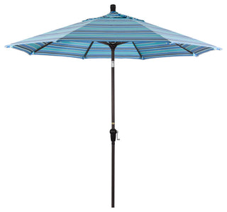 9' Aluminum Umbrella Auto Tilt Bronze, Dolce Oasis