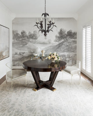 Hand Knotted Hermitage HE-14 Metal Rug, 2'0"x3'0"