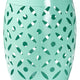 Hermelinda Contemporary Outdoor Side Table, Aqua