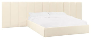 Palani Cream Boucle Wings - Queen or King (Set of 2)