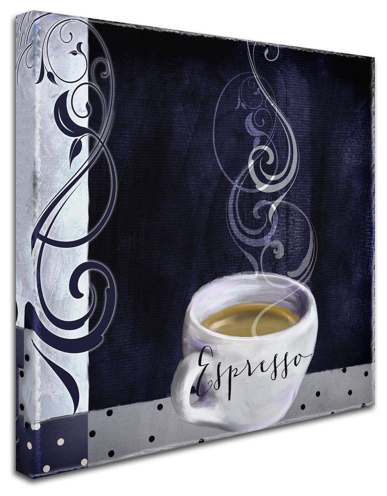 Color Bakery 'Cafe Blue IV' Canvas Art, 18"x18"
