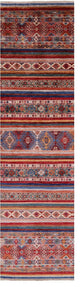 2' 8" X 9' 10" Khorjin Super Kazak Handmade Runner Rug Q7491