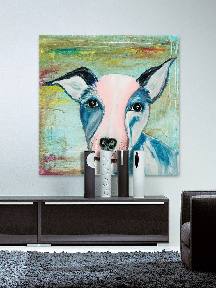 "Zula" Painting Print on Wrapped Canvas, 48"x48"