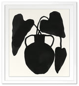 Indigo Urn 2 Fine Art Print, White, 22"x20"