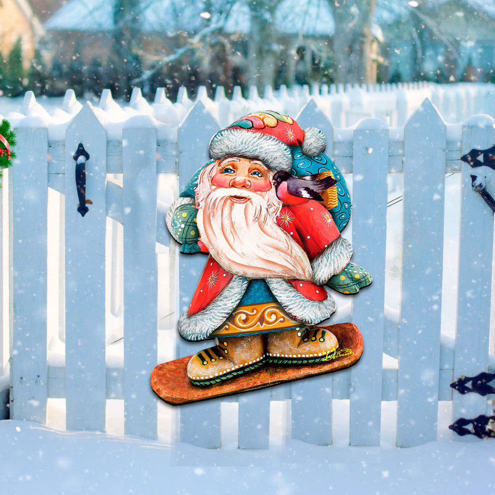 Snow Blocking Santa Dec