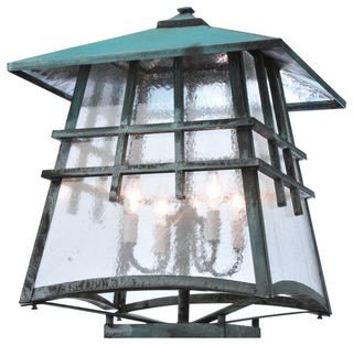 18 Square Stillwater Double Bar Mission Deck Light