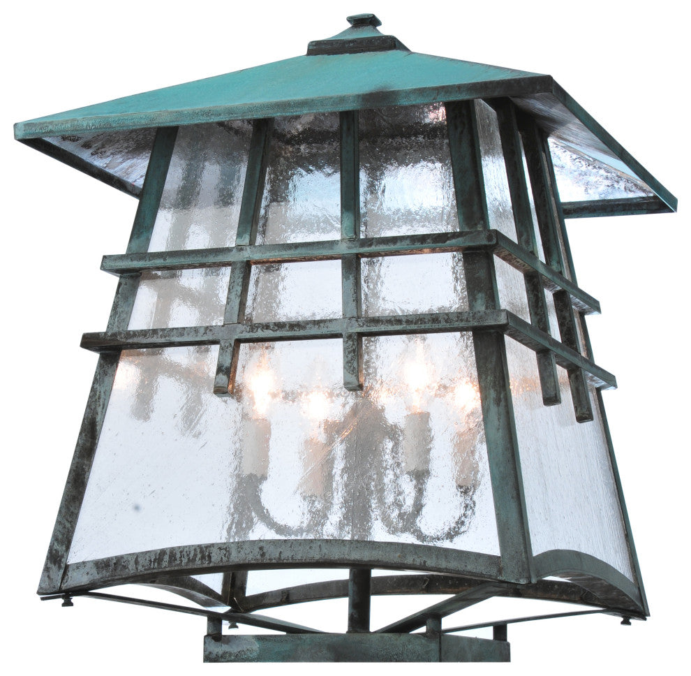 18 Square Stillwater Double Bar Mission Deck Light