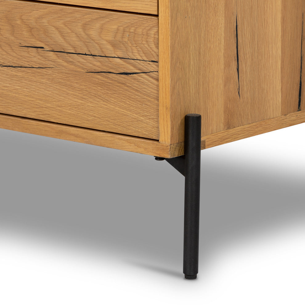 Eaton Large Nightstand-Light Oak Resin