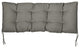 Sunbrella Canvas Indoor/Outdoor Tufted Bench Cushion, Charcoal, 55x18x2"