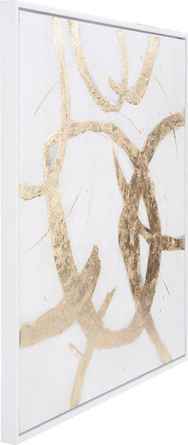 Hand-Painted Ballare Canvas Art Gold Leaf