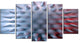 Macro Prickly Texture Design, Abstract Canvas Wall Art, 60"x32", 5 Panels