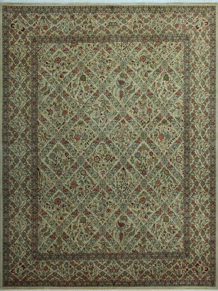 Pak-Persian Nadeem Ivory Rug, 9'0x12'0