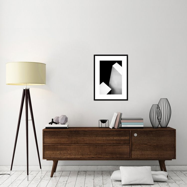 "Nero Bianco" Framed Digital Print by Gilbert Claes, 22x30"