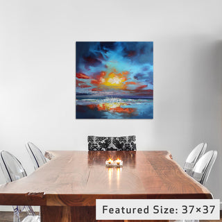 "Uist Cloud II Gallery" by Scott Naismith, 12x12x1.5"