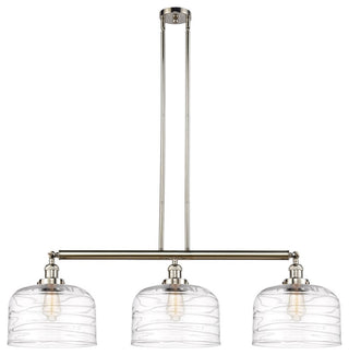 Innovations Bell 3-Light XL Island Light 213-PN-G713-L, Polished Nickel
