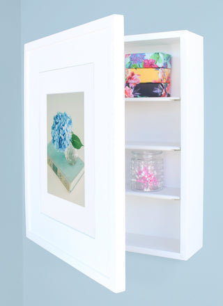 Wall-Mount Picture Perfect Medicine Cabinet, White