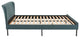 Teal Green Modern Wingback Full Bed Frame
