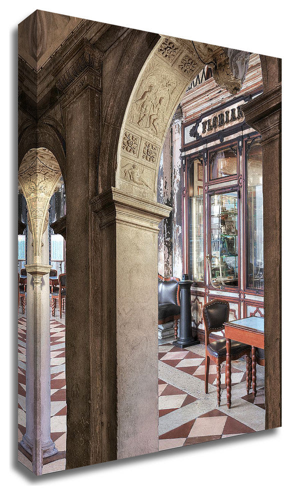 Caffe Florian Arc #1 by Alan Blaustein, Print on Canvas, 24"x 36"