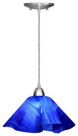 Jezebel Radiance Lily Large Pendant, Cobalt Blue