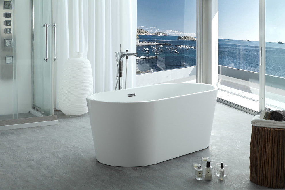 Serenity 67"x31.49" Freestanding Soaking Bathtub