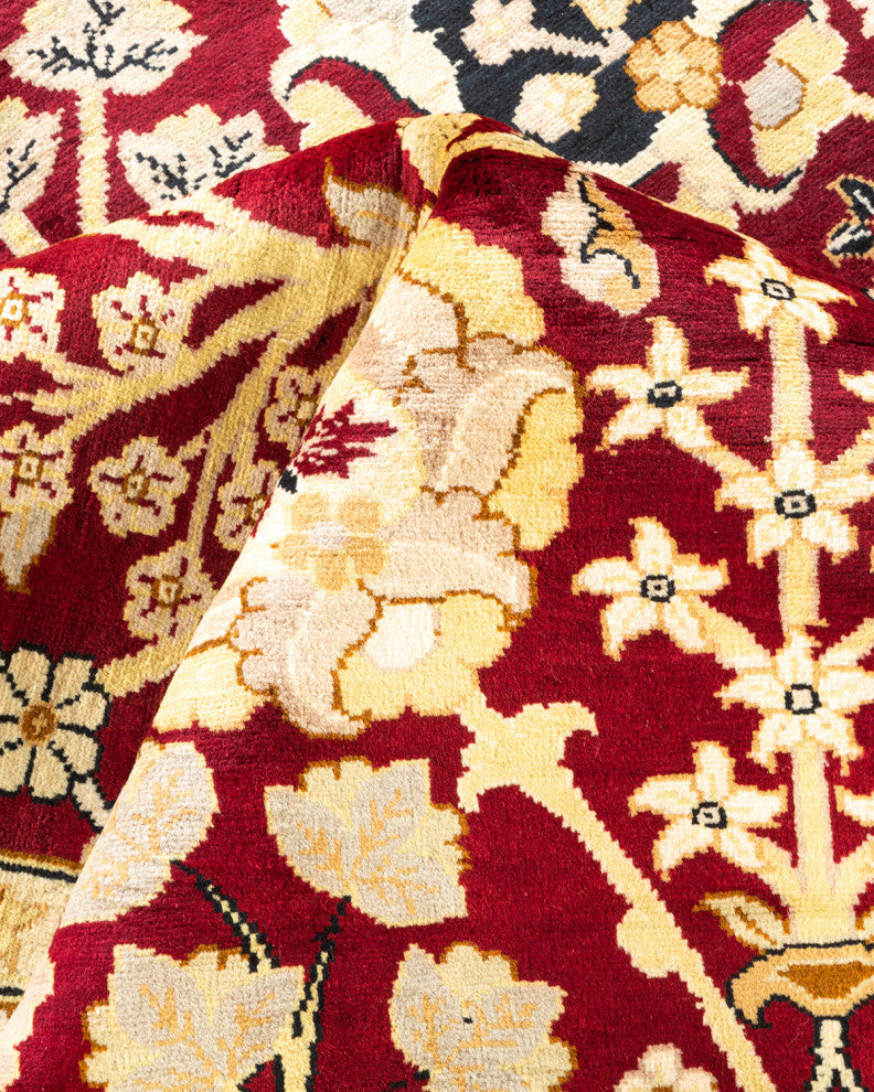 Mogul, One-of-a-Kind Hand-Knotted Area Rug Red, 8'1"x10'0"