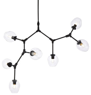 Cerys 7-Light Black Chandelier