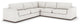 Colt 3 Pc Sectional-Merino Cotton