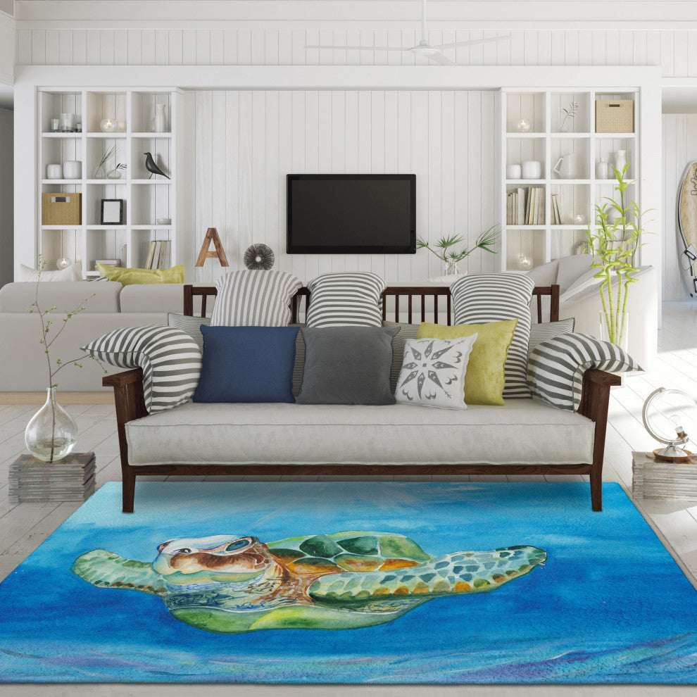 Indoor/Outdoor Harbor HA3 Ocean Machine Washable 5' x 7'6" Rug