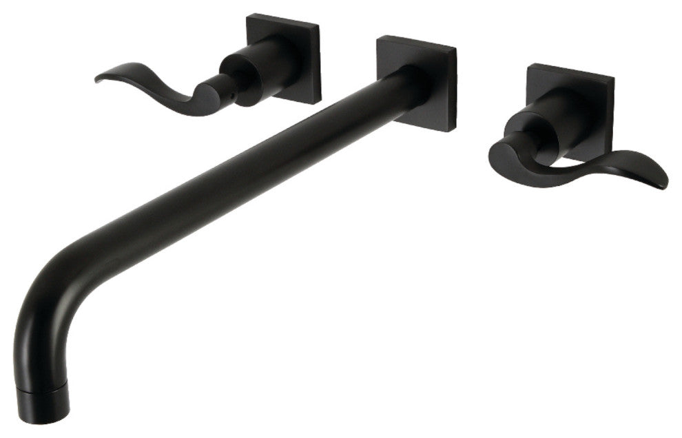 KS6040DFL Wall Mount Tub Faucet, Matte Black