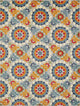 Calla Ivory/Multi Manor Indoor/Outdoor Area Rug, 6'7 X 9'