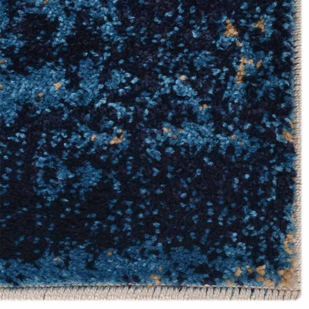 MACHINE MADE HEATSET POLYPROPYLENE AREA RUGS -Beige Blue Color,Oriental Design