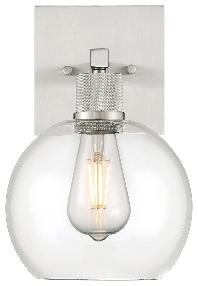 Access Lighting 63145LEDDLP/CLR Port Nine 13" Tall LED Wall - Brushed Steel