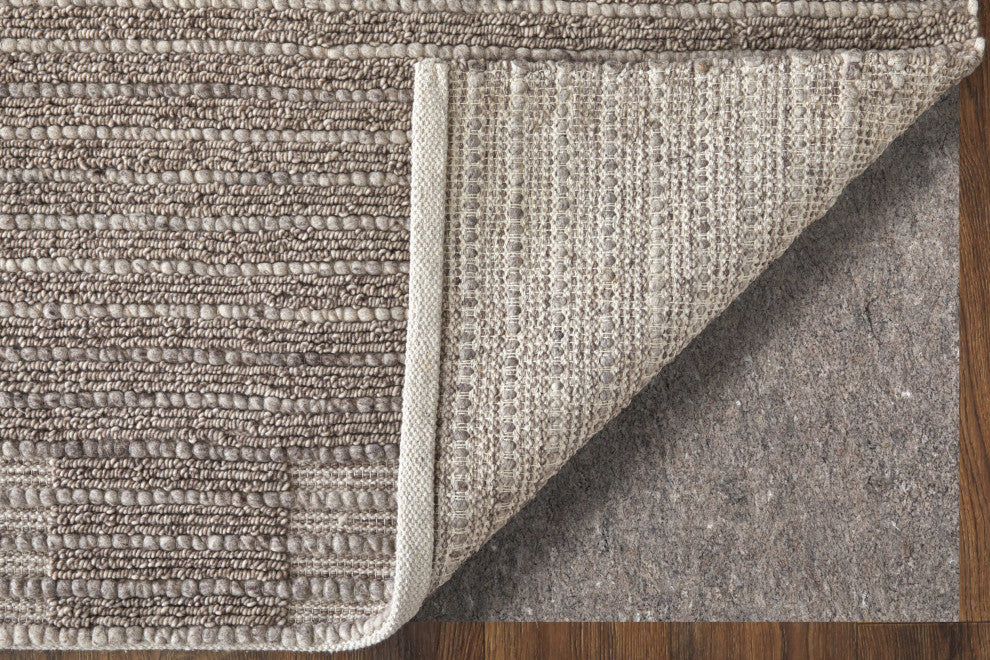 Herrick T8021 Modern/Casual Area Rug, Taupe/Ivory, 5'x8'