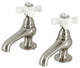 Kingston Brass CC9L8 Vintage Basin Tap Faucet, Brushed Nickel