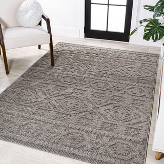 Citta High-Low Pile Mediterranean Tile Indoor/Outdoor Runner Rug