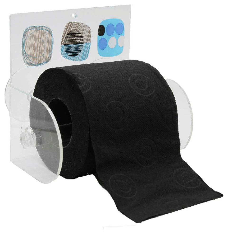 Street Art Toilet Paper Holder One Roll Tissue Dispenser Suction Mounted