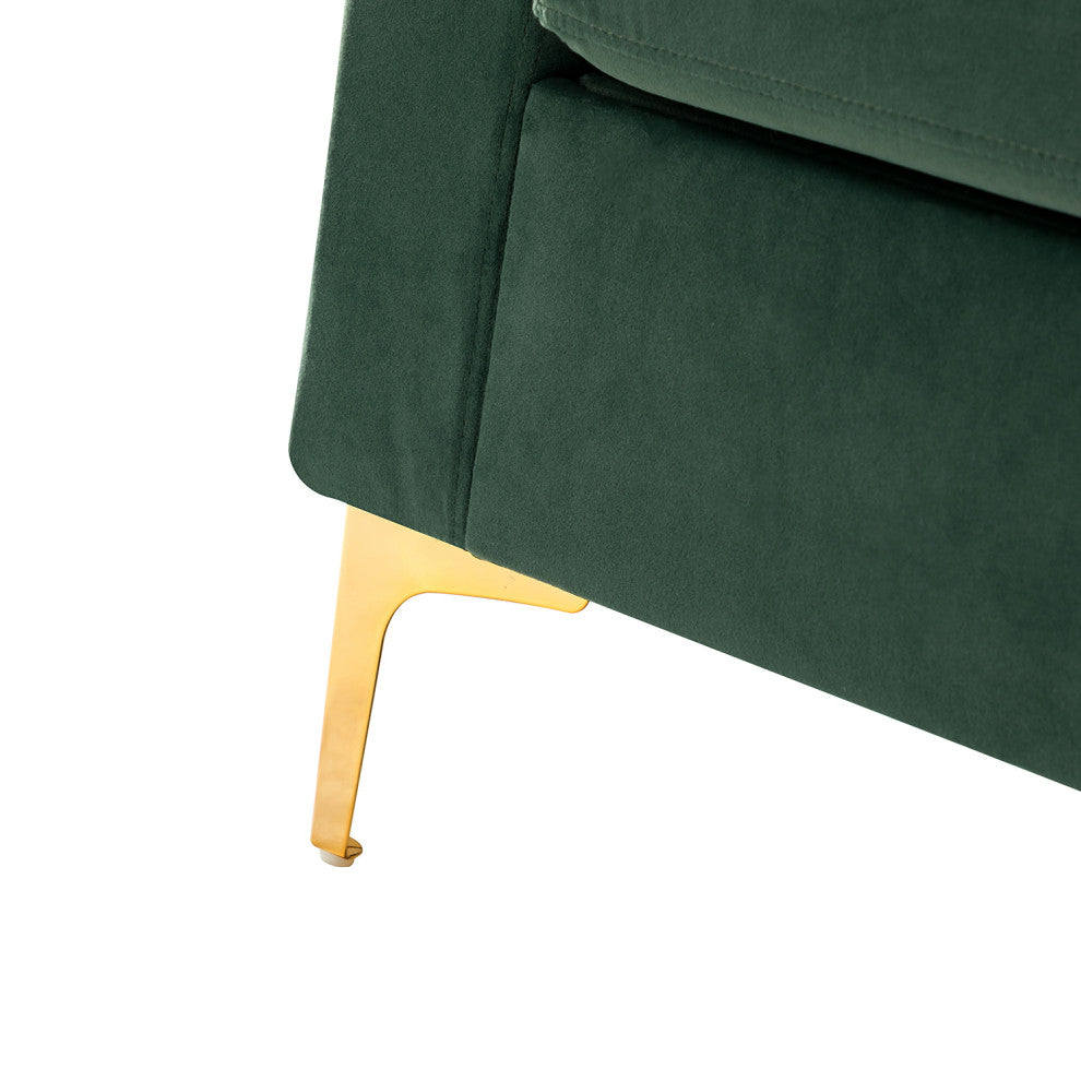 Contemporary Style Club Chair With Arms, Set of 2, Green