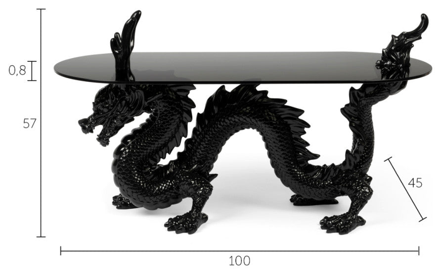 Sculptural Art Deco Coffee Table | Bold Monkey Dragonized