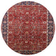 Ahgly Company Indoor Round Mid-Century Modern Area Rugs, 4' Round