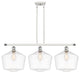 Innovations 516-3I-WPC-G652-12 3-Light Island Light, White, Polished Chrome