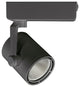 JESCO 1-Light COB LED H Track Head Fixture 20 Degree Beam Angle 3000K, Black