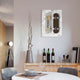 "Fendi Wheels" Frameless Free Floating Tempered Glass Panel Graphic Wall Art